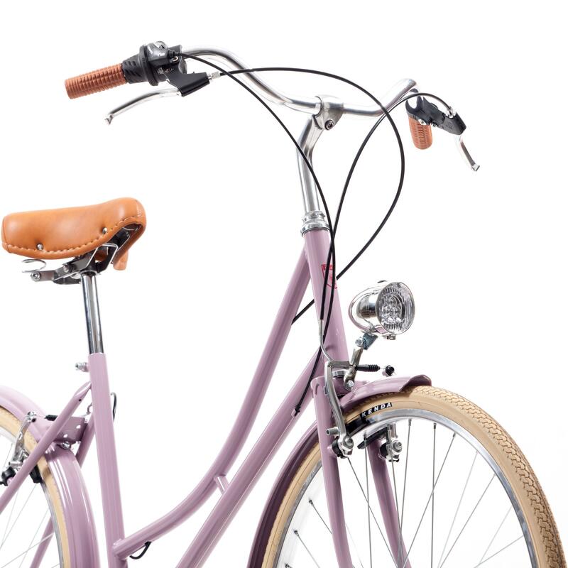 Bicicleta de Cidade Capri Valentina púrpura lilás 6V