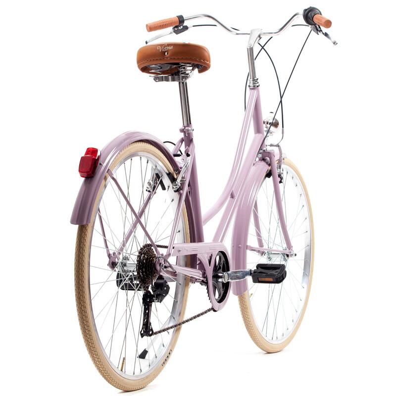 Bicicleta de Cidade Capri Valentina púrpura lilás 6V