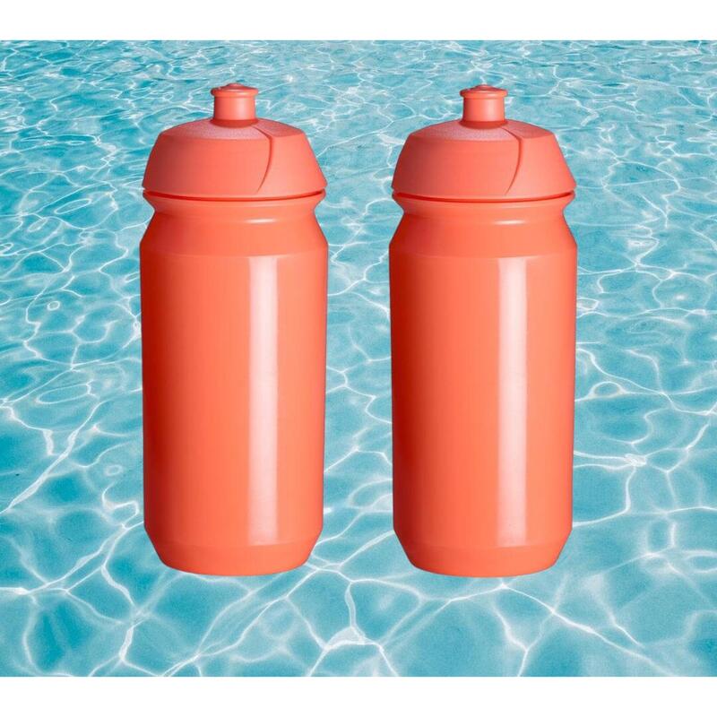 Sticlă de apă 2 x 500 ml - coral