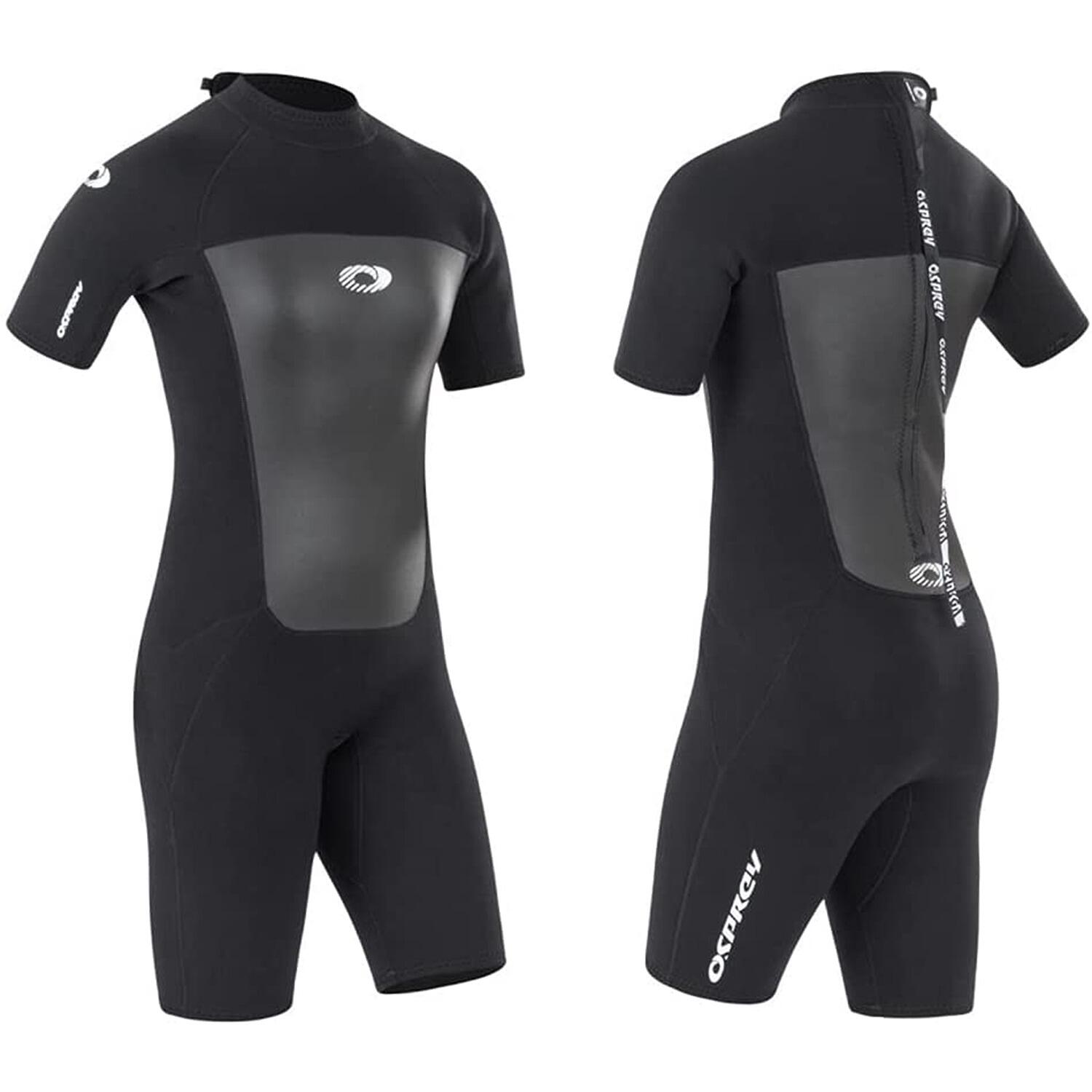 OSPREY ACTION SPORTS Osprey Origin Ladies Wetsuit Shorty Black - Size S