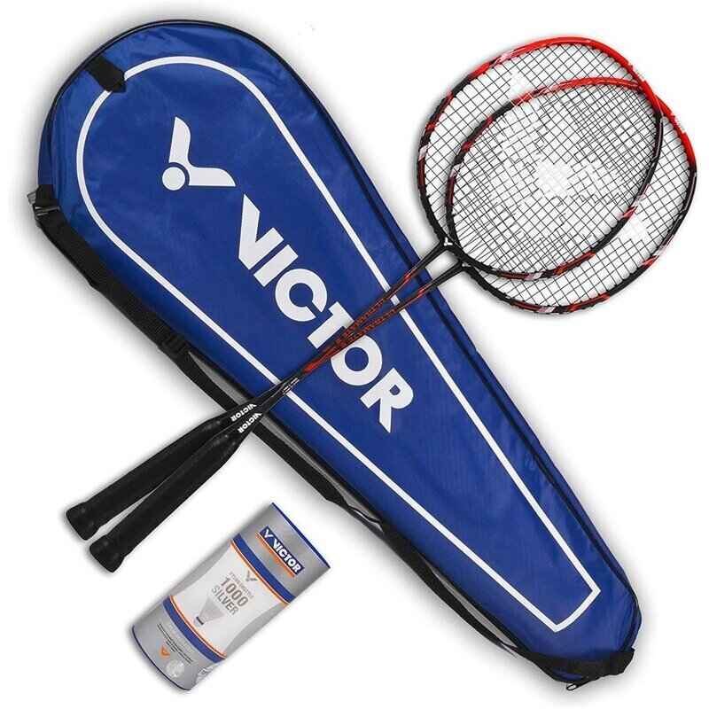 Victor Badminton Set Ultramate 6 rot