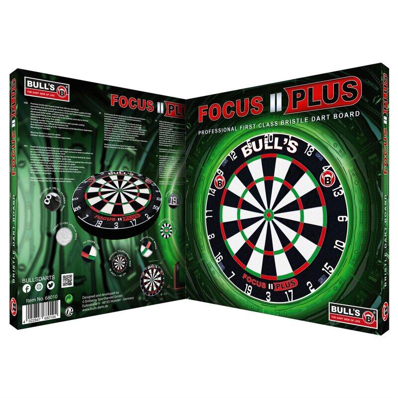 BULL'S Focus II Plus Dart Board 4/4