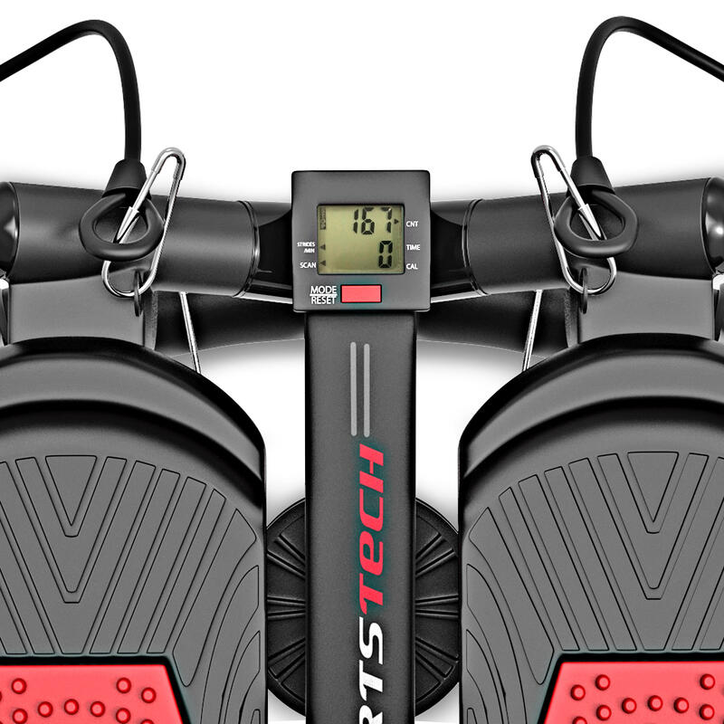 Stepper Twister 2 en 1 avec Cordes élastiques STX300 - Pour débutants et Pros