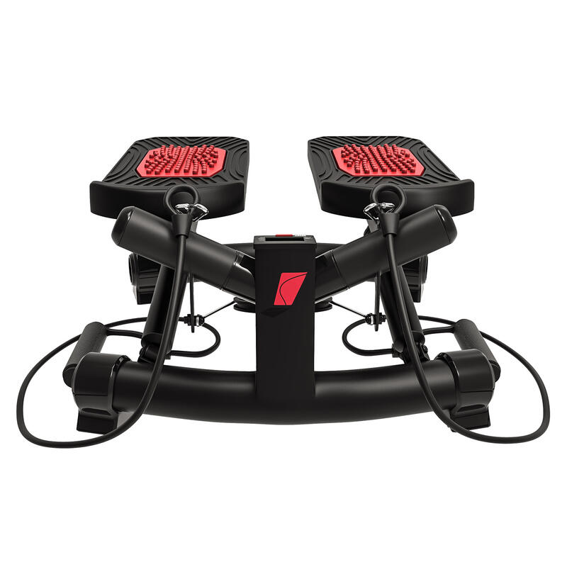 STX300 Twister Stepper mit Power Ropes, Drehstepper mit Multifunktions-Display