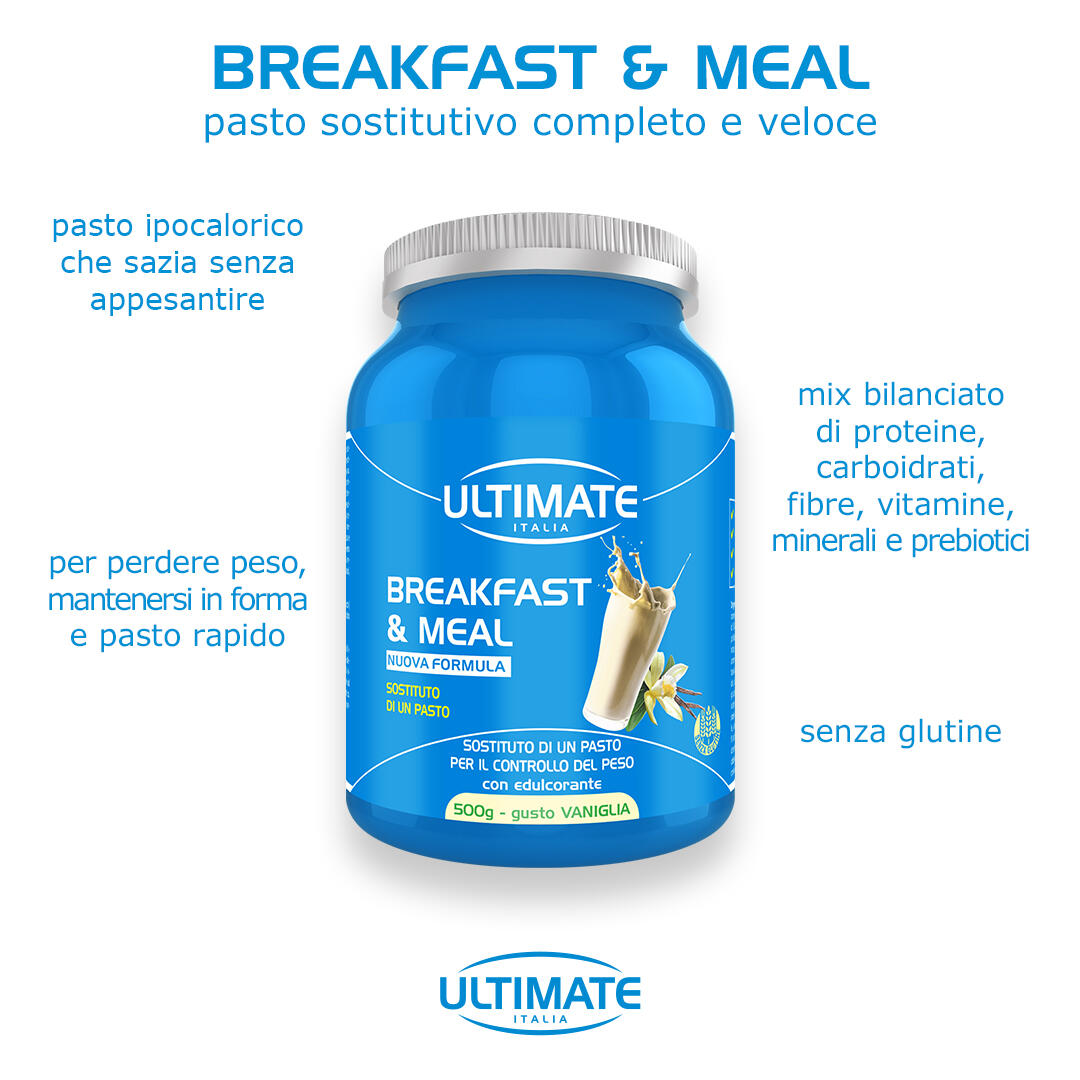 Integratore alimentare - BREAKFAST & MEAL VANIGLIA - 500g 6/7