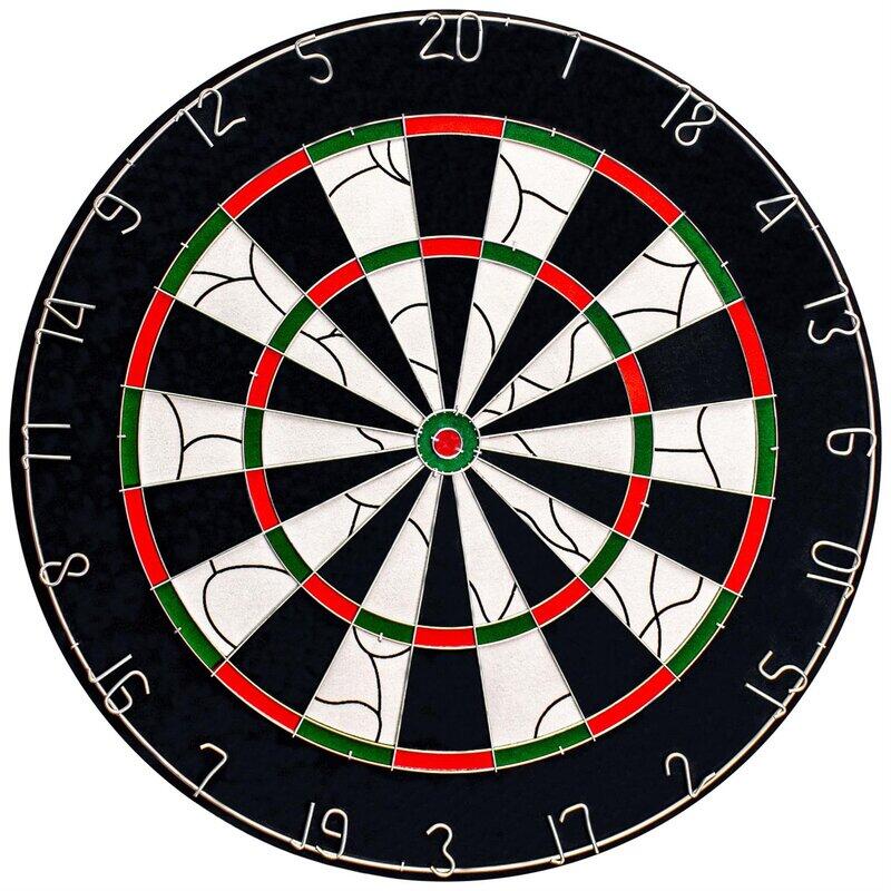 BULL'S Bristol Flocked Paper Dartboard