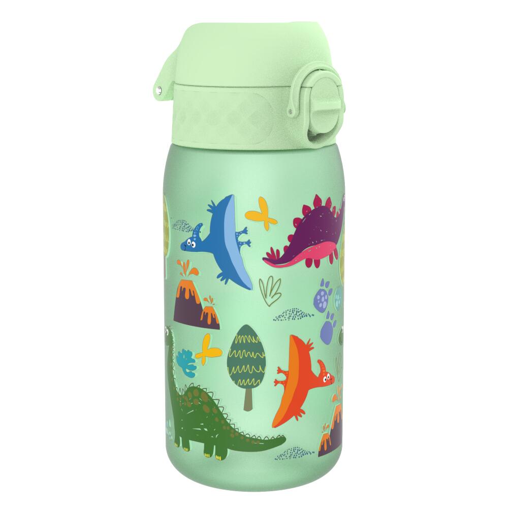 ION8 Leak Proof Kids Water Bottle, Recyclon™, Dinosaur, 350ml (12oz)