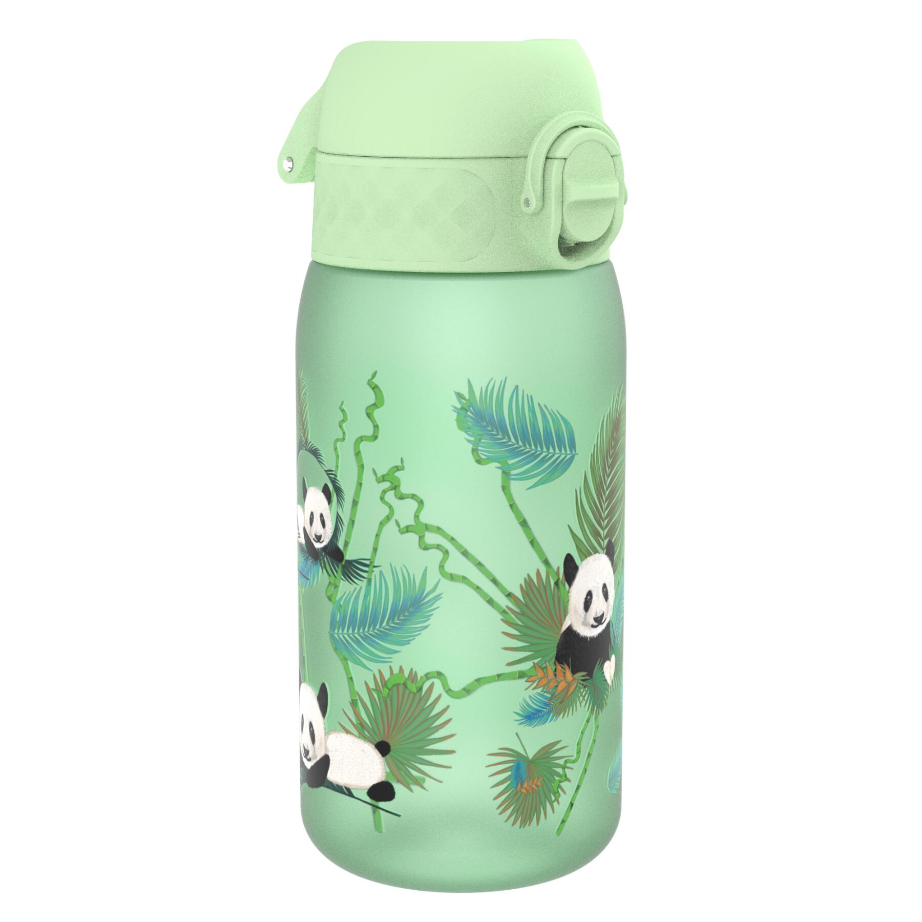 ION8 Leak Proof Kids' Water Bottle, Recyclon™, Pandas, 350ml (12oz)