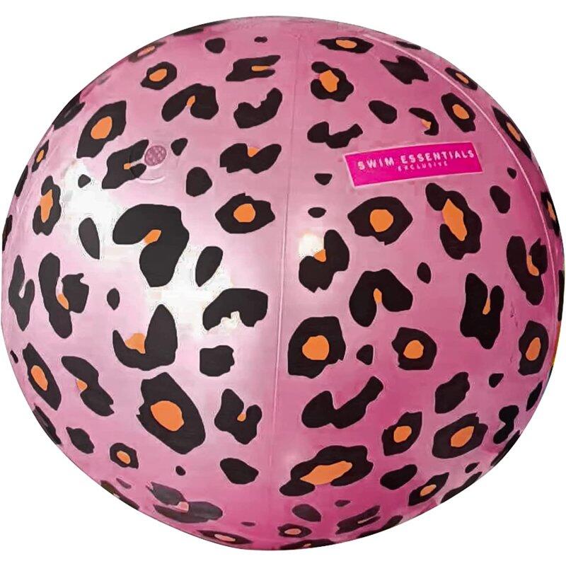 Schwimmen  Wasserball mit Sprinkler Funktion 60cm  Rose Gold Leopard