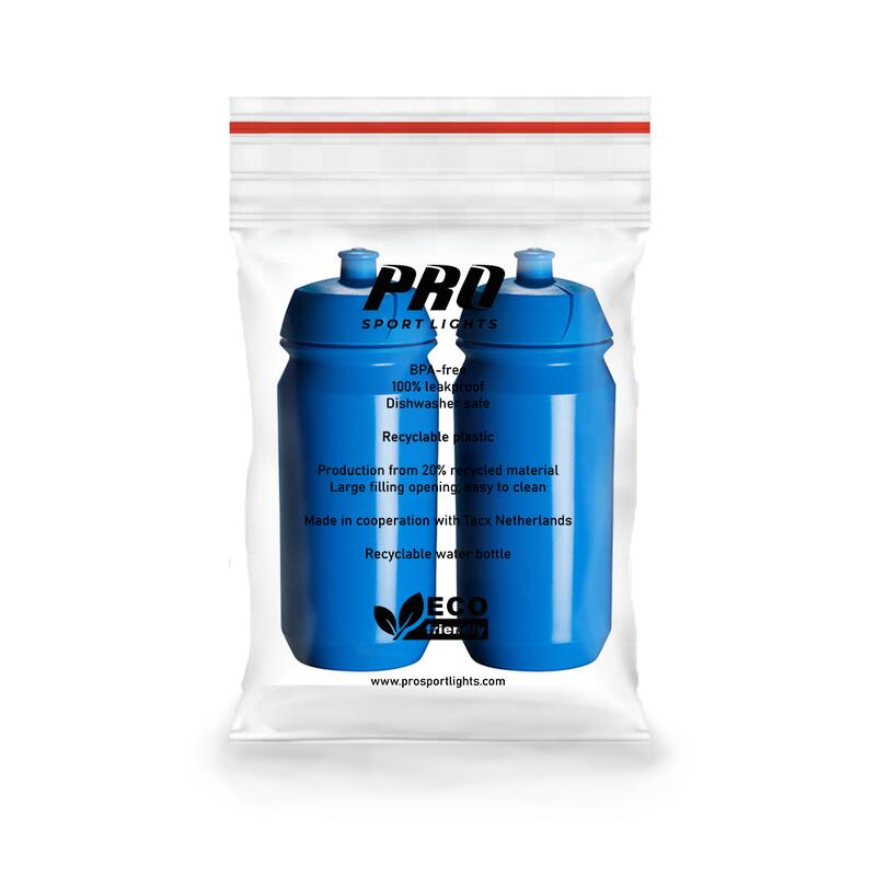 2 x bidon - 500 ml - albastru