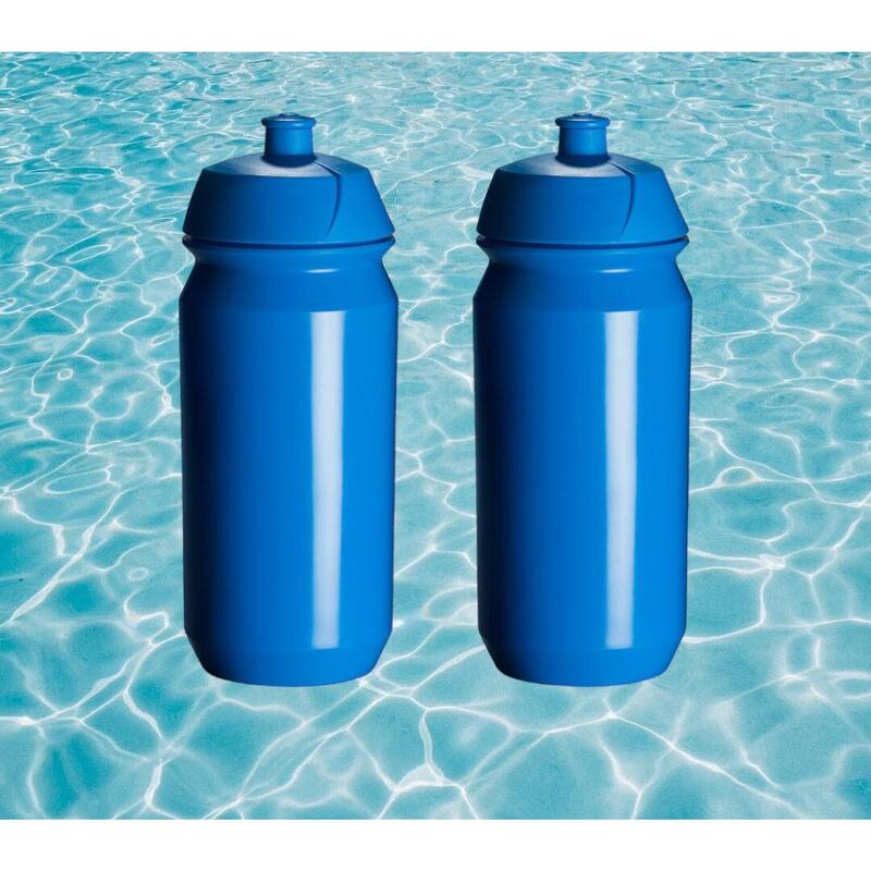 2 x bidon - 500 ml - albastru