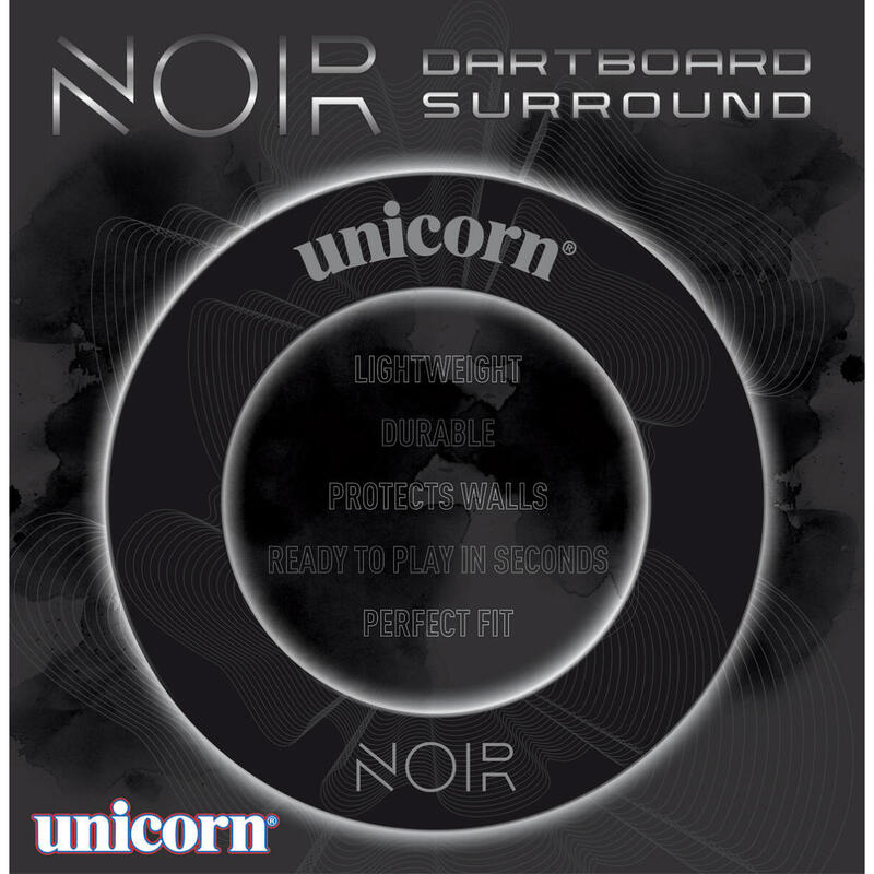 Unicorn Professional Dartboard Surround - Noir schwarz