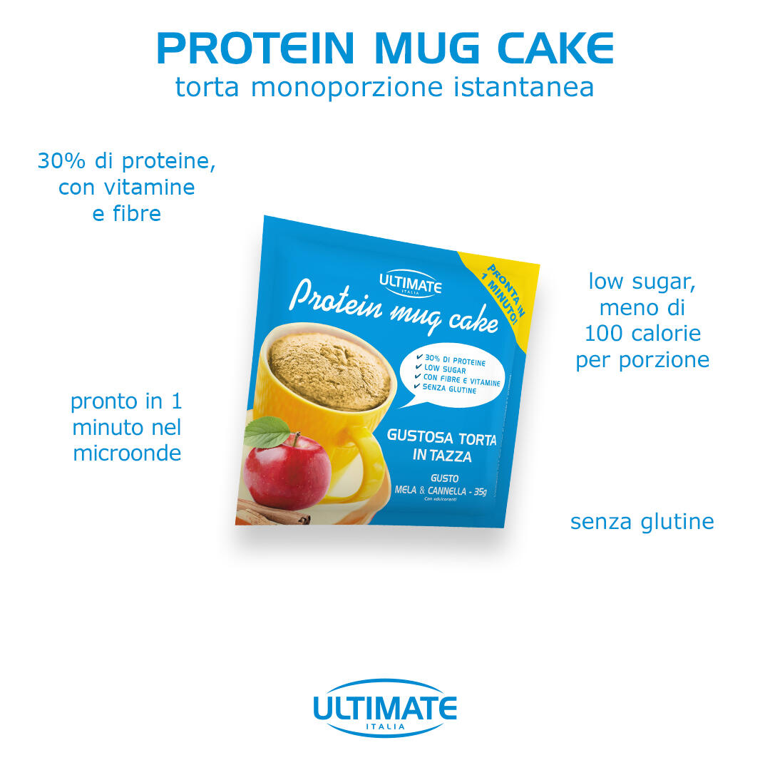 Integratore alimentare - PROTEIN MUG CAKE MELA E CANNELLA - 35g 4/6