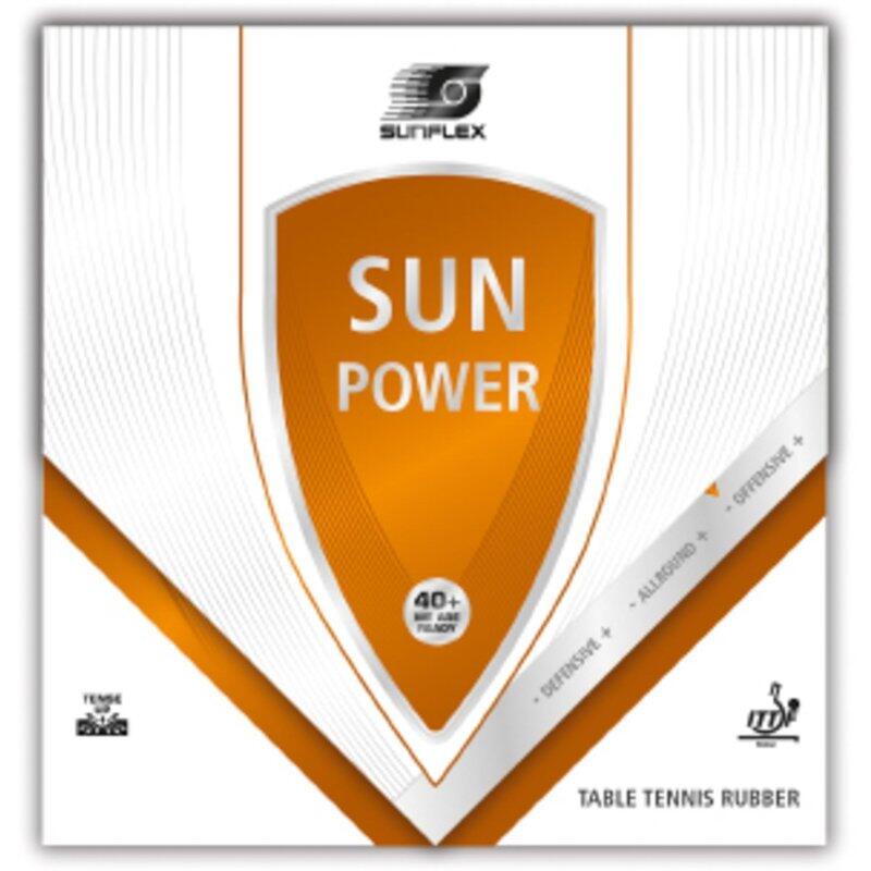 Sunflex Sun Power Tischtennis-Belag, 2,0mm Schwamm rot