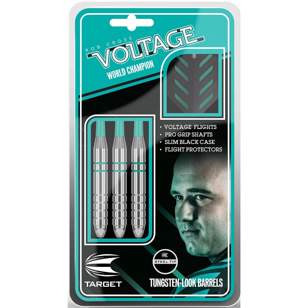Target Rob Cross Silver Voltage Steeldarts 24g 5/5