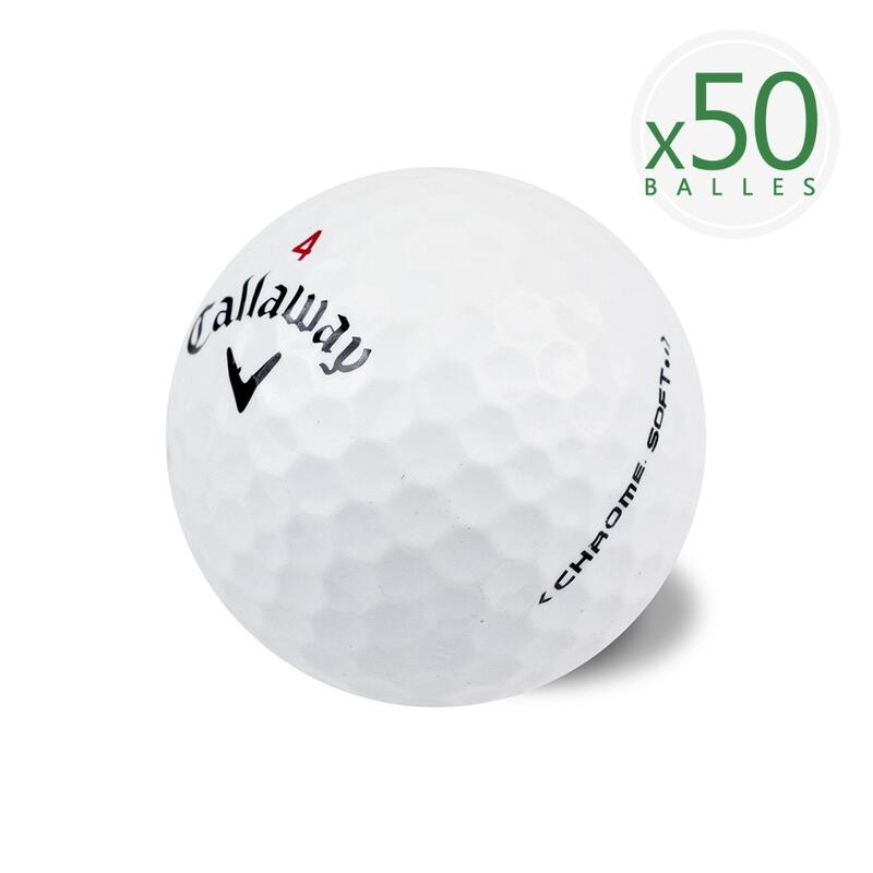 Seconde vie - 50 Balles de Golf Mix Chrome  -B- Bon état