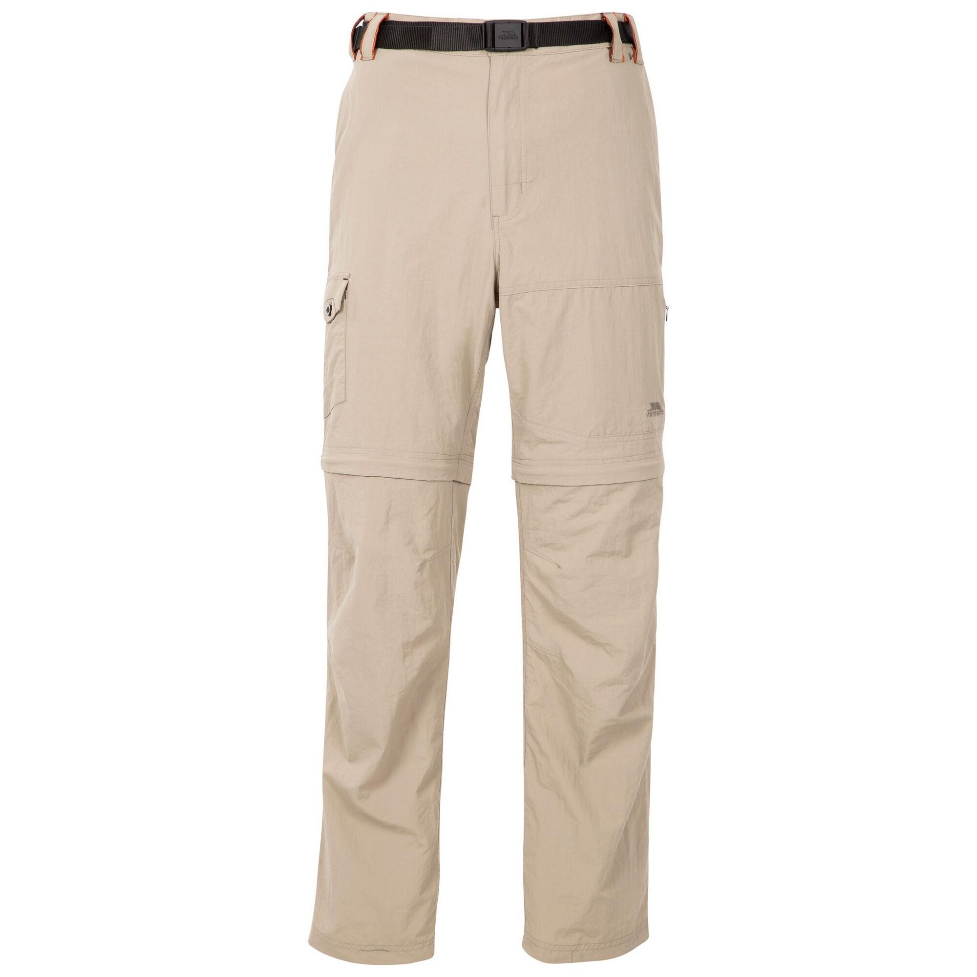 TRESPASS Mens Rynne Moskitophobia Hiking Trousers (Bamboo)