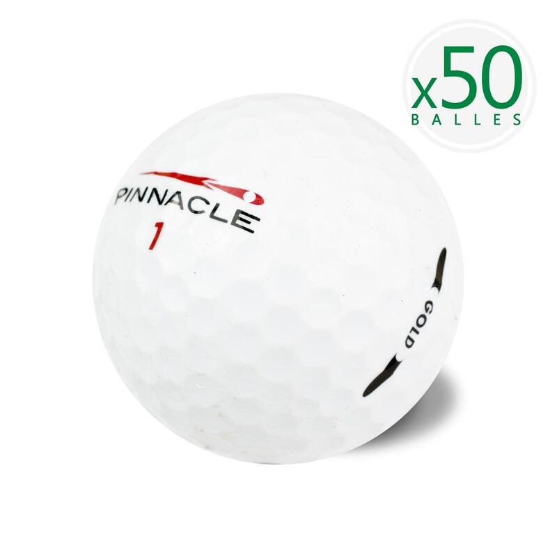 Seconde vie - 50 Balles de Golf Gold -A- Excellent état