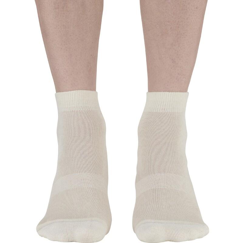 CHAUSSETTES BASSES RAW (FILS NON TEINTS) COTON BIO 3/4