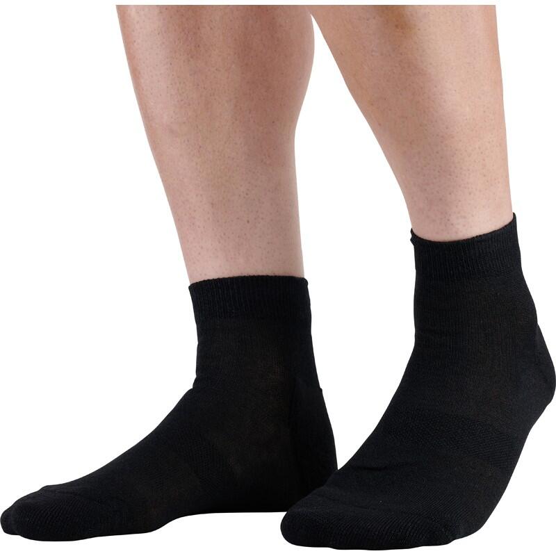 Monnet - Chaussettes Basses En Lin Et Coton - Chaussettes - Noir - 35/38 - Decathlon
