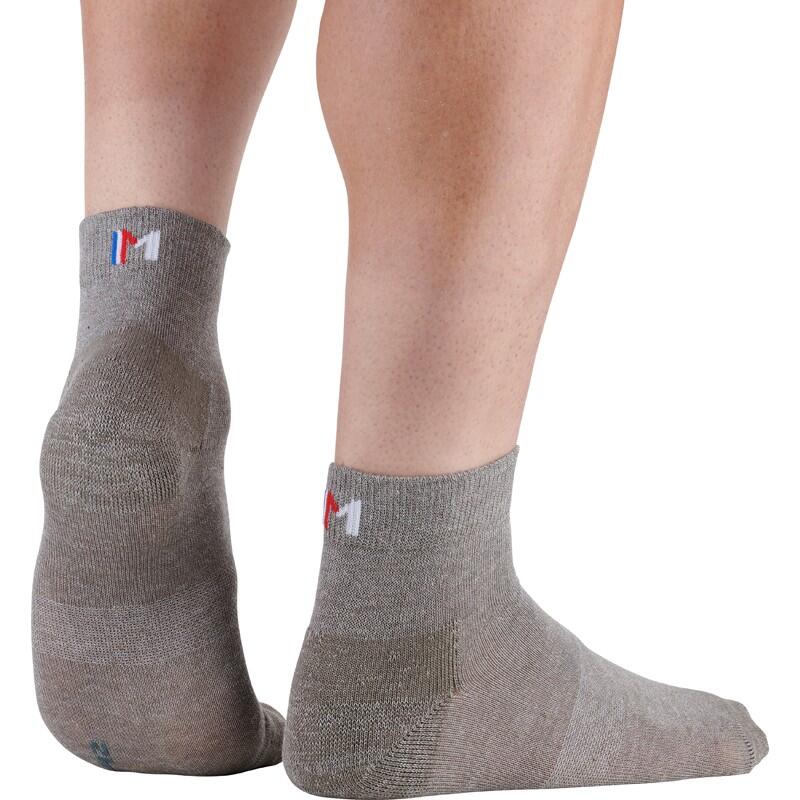 CHAUSSETTES BASSES EN LIN ET COTON 4/4