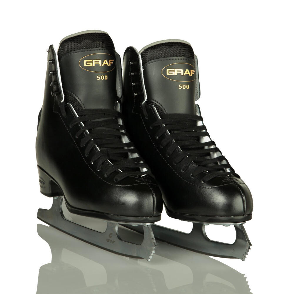 Graf 500 Figure Skates - Black 2/3