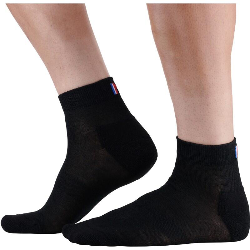 CHAUSSETTES BASSES EN LIN ET COTON 2/4
