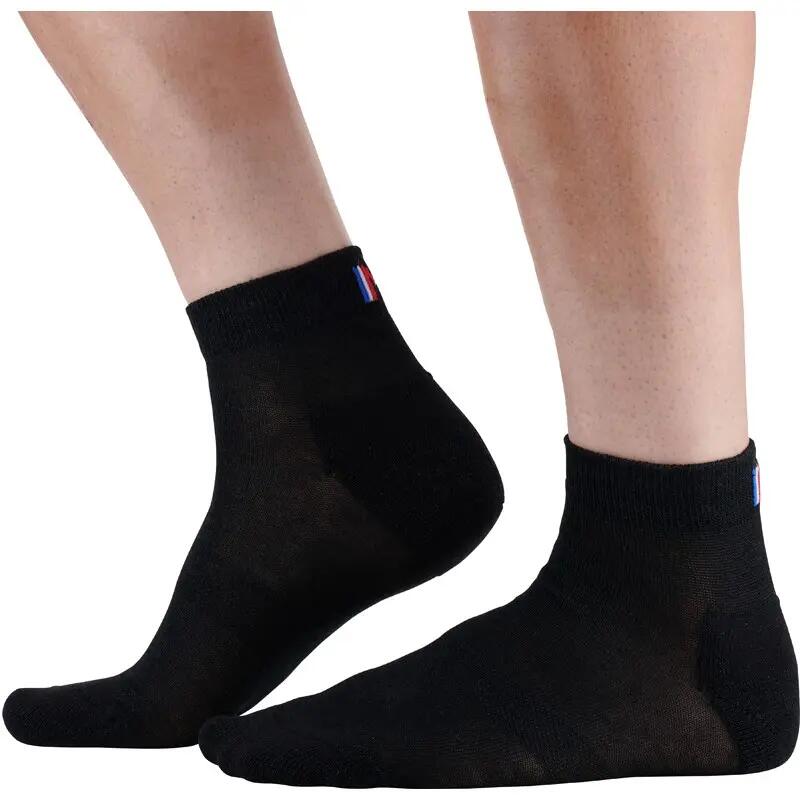 CHAUSSETTES BASSES EN LIN ET COTON 2/4
