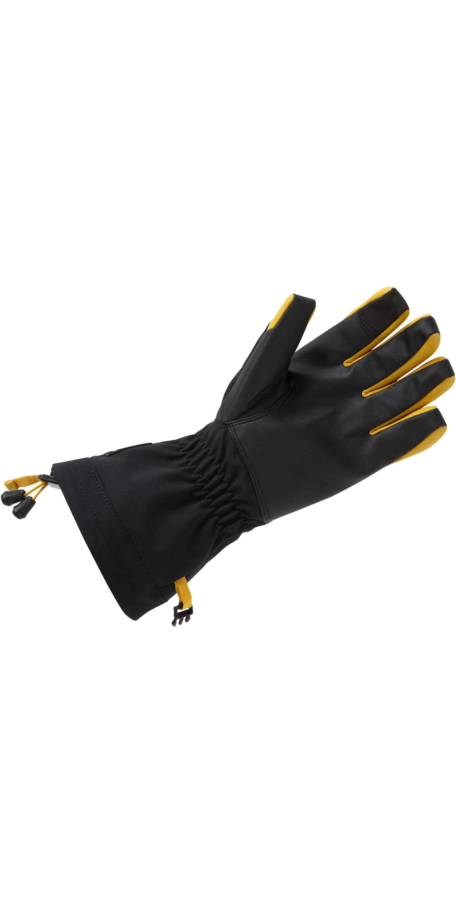 Helmsmans Segelhandschuhe Langfinger schwarz 2/3