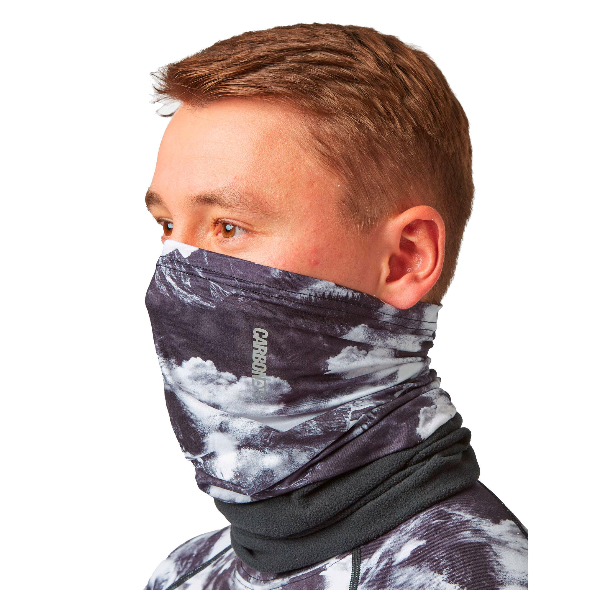 Polar Plus Neck Warmer White Out Print 3/3