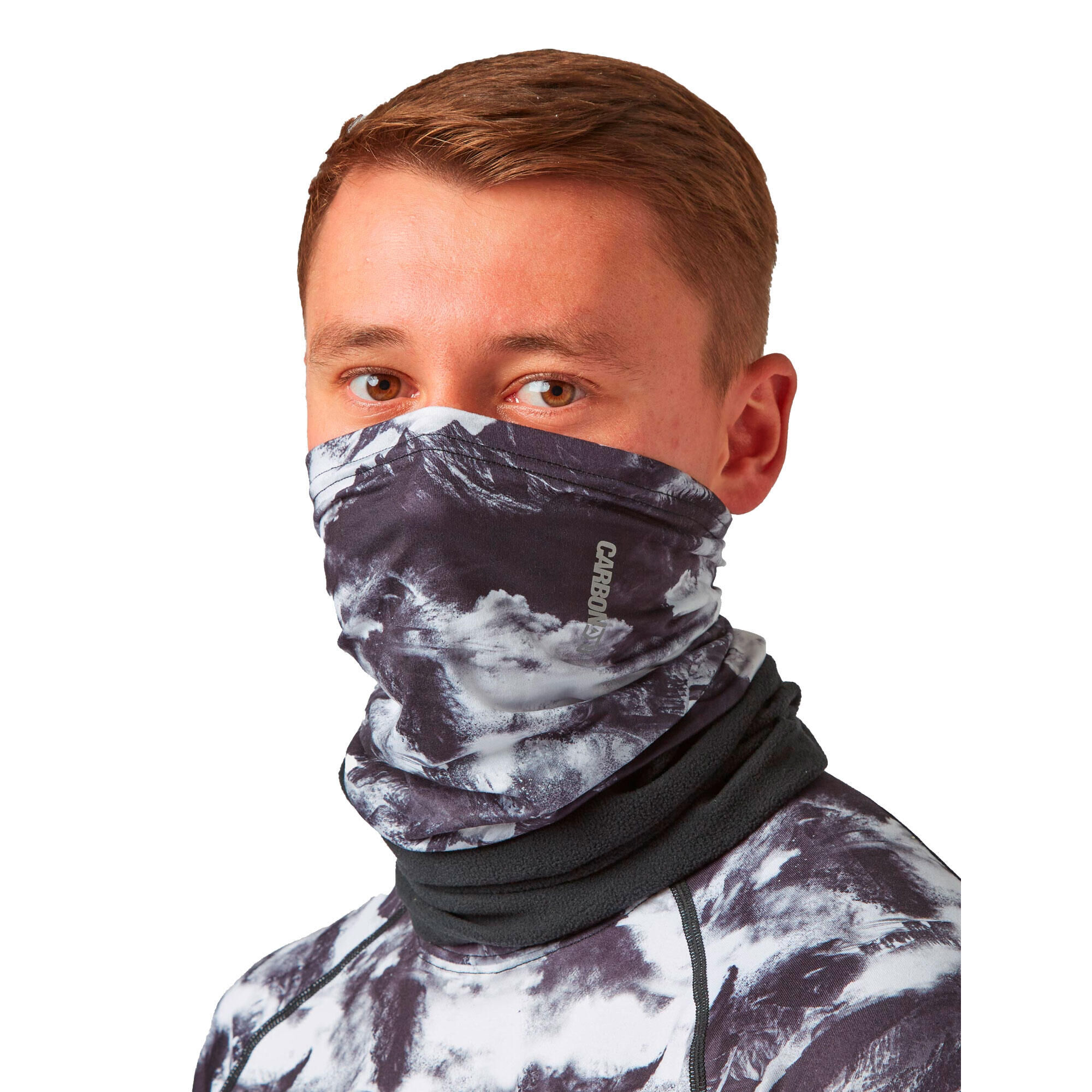 SURFANIC Polar Plus Neck Warmer White Out Print