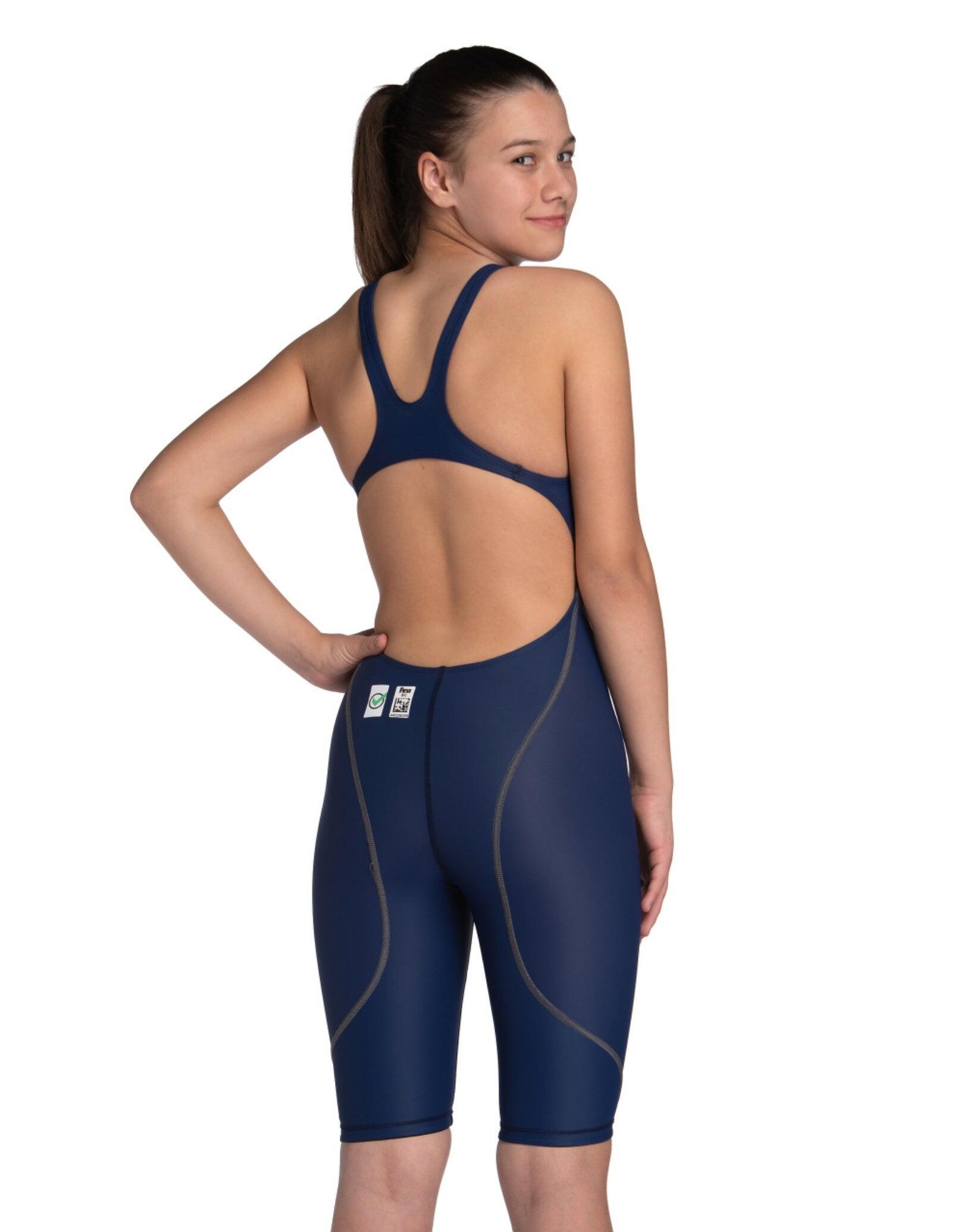 Arena Girls Powerskin ST NEXT Open Back - Navy 2/5