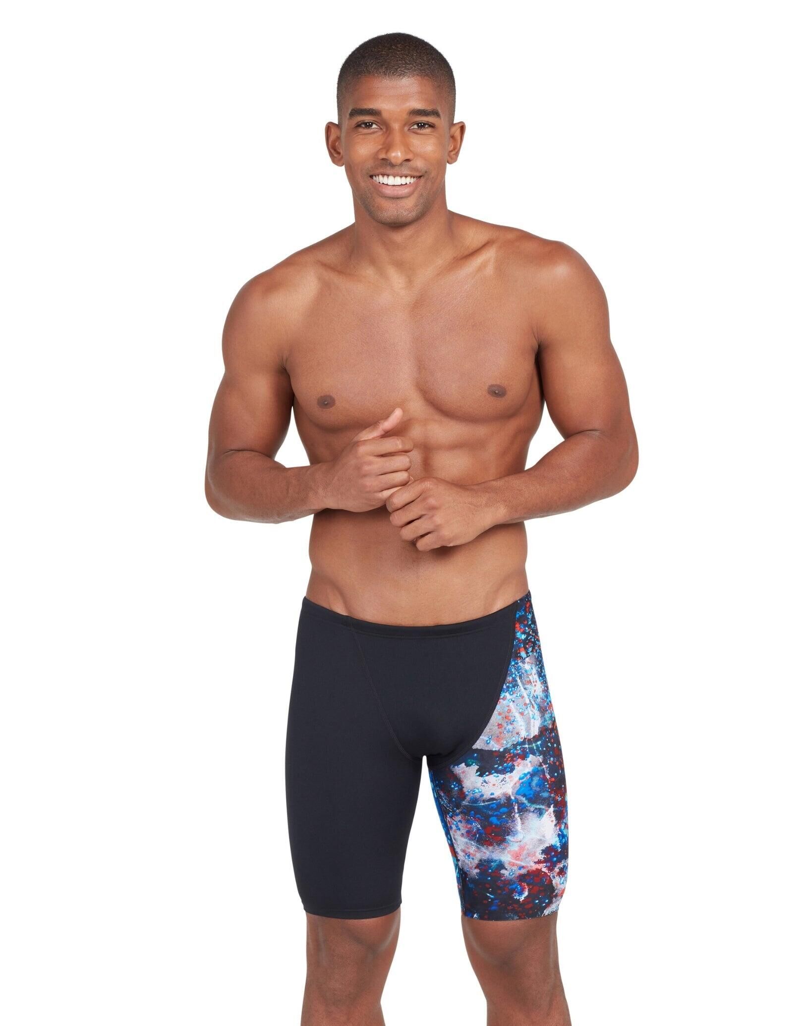 ZOGGS Zoggs Ionic Jett Swim Jammer - Black/Multi