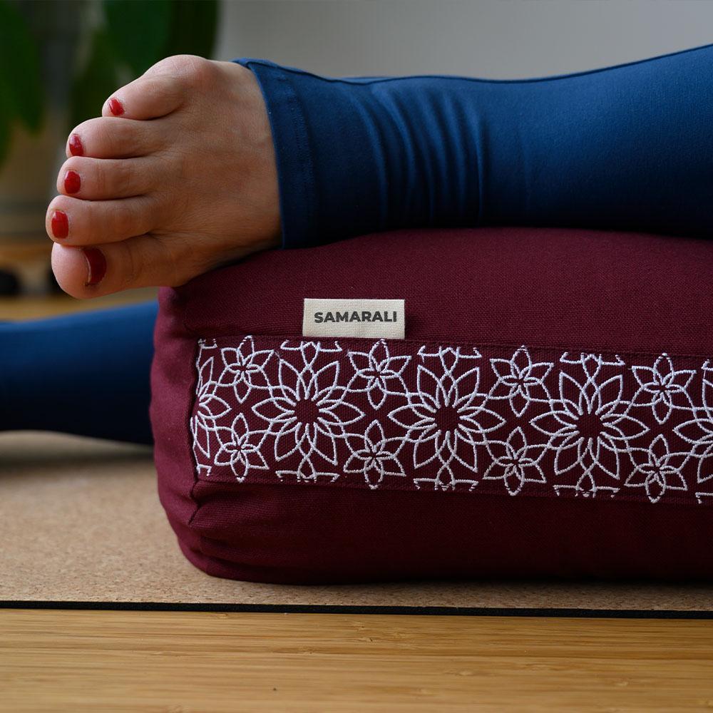 Samarali Bolster Yoga Bordeaux