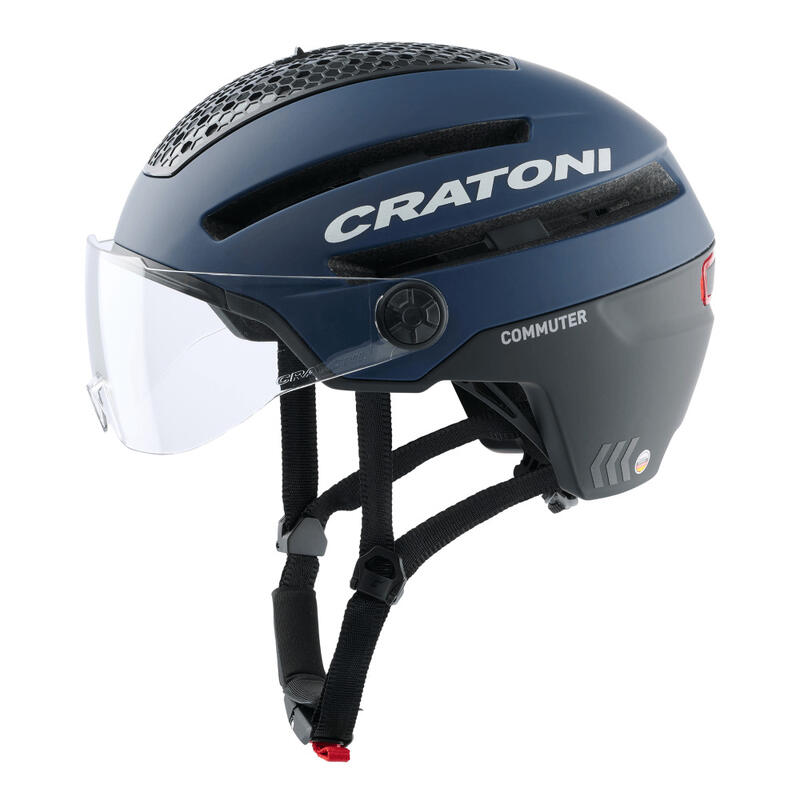 CRATONI Fahrradhelm Commuter Pedelec blau matt