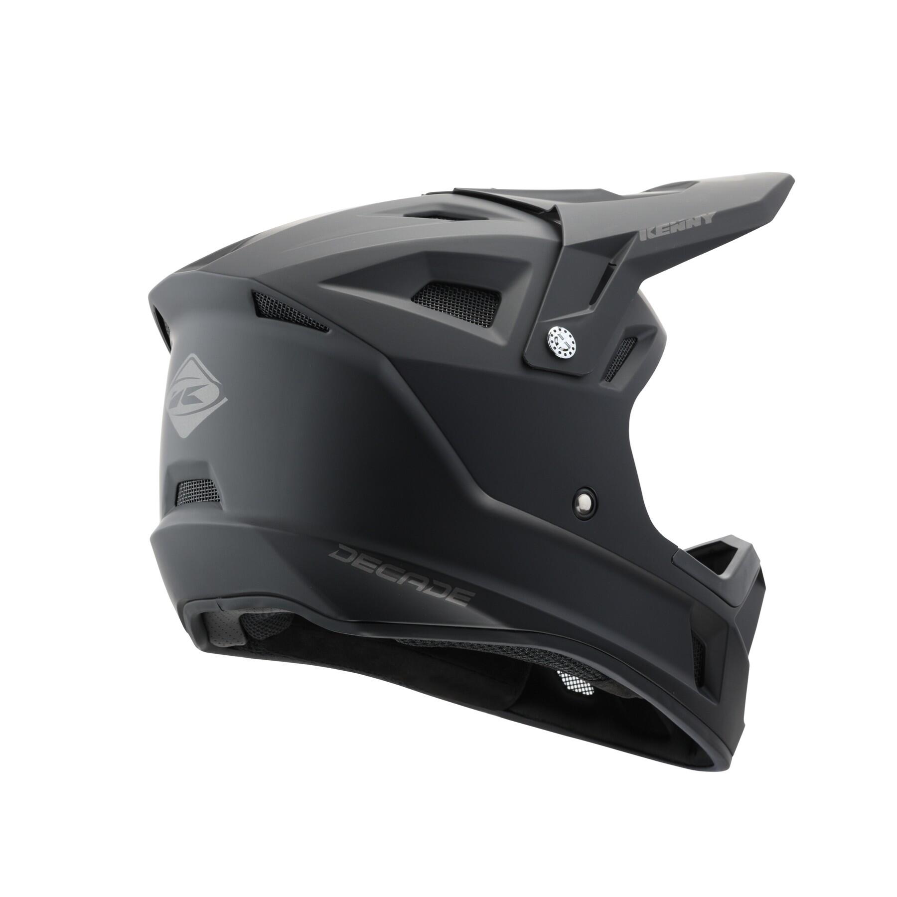 Casco integral Kenny Decade Solid negro 3/3