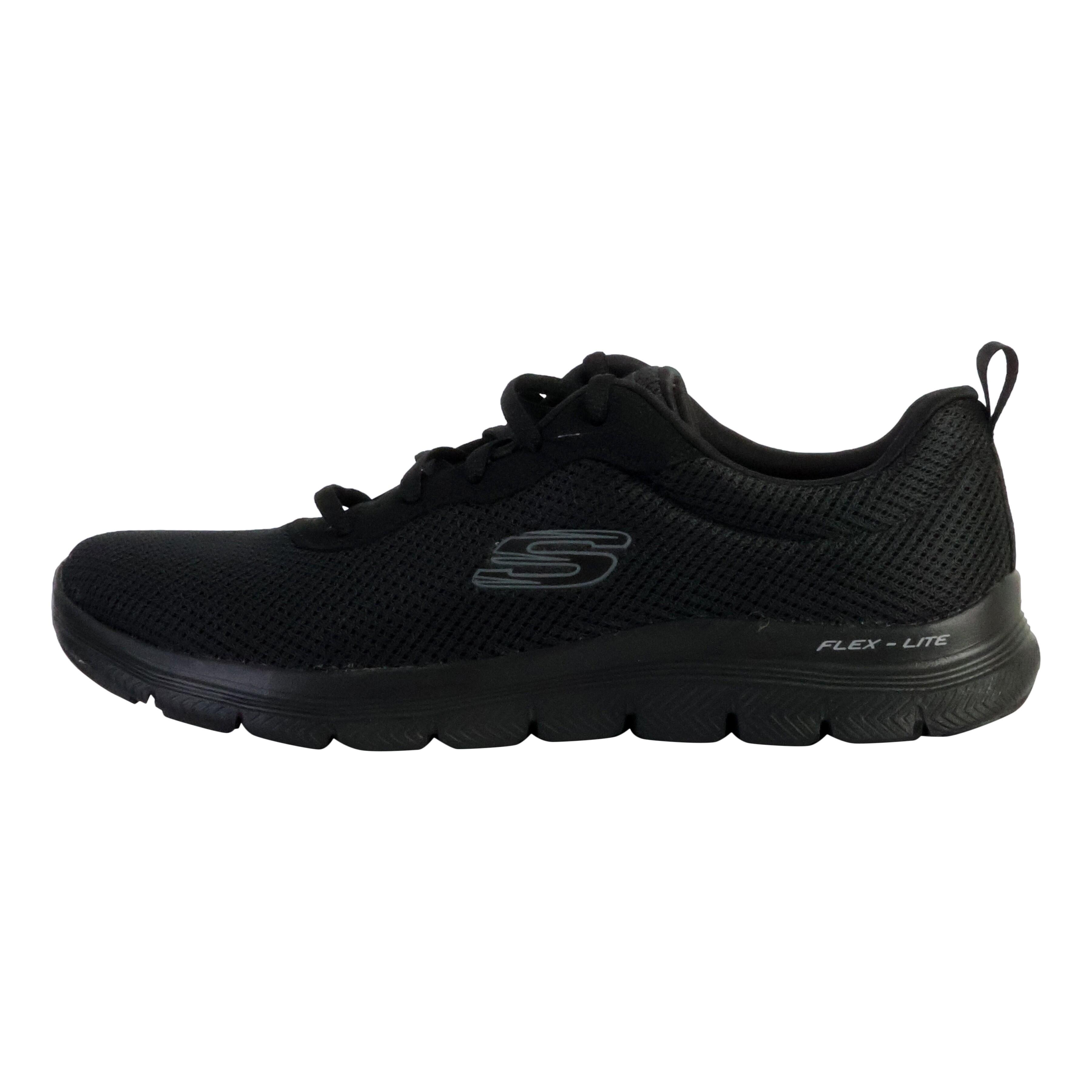 Skechers - Basket Basse À Lacets Skechers Flex Appeal 4.0 Brilliant View - Femme - Chaussures De Sport - Noir - 41 - Decathlon