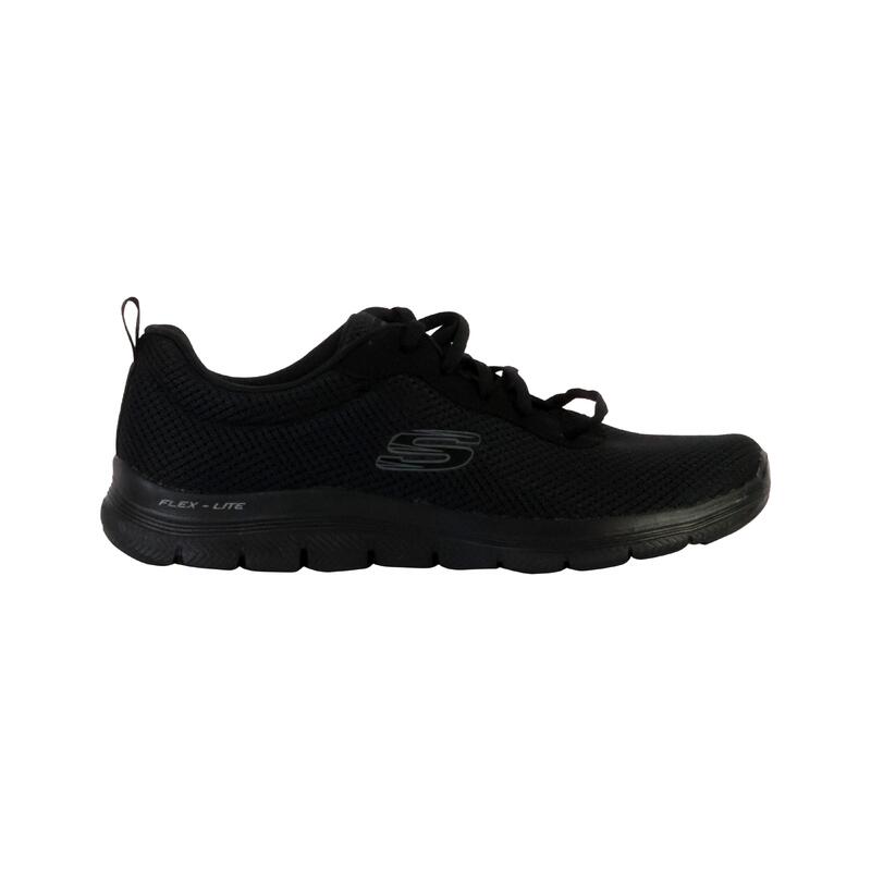 Zapatillas Deportivas Caminar Mujer Skechers 149303_BBK Negras con Cordones