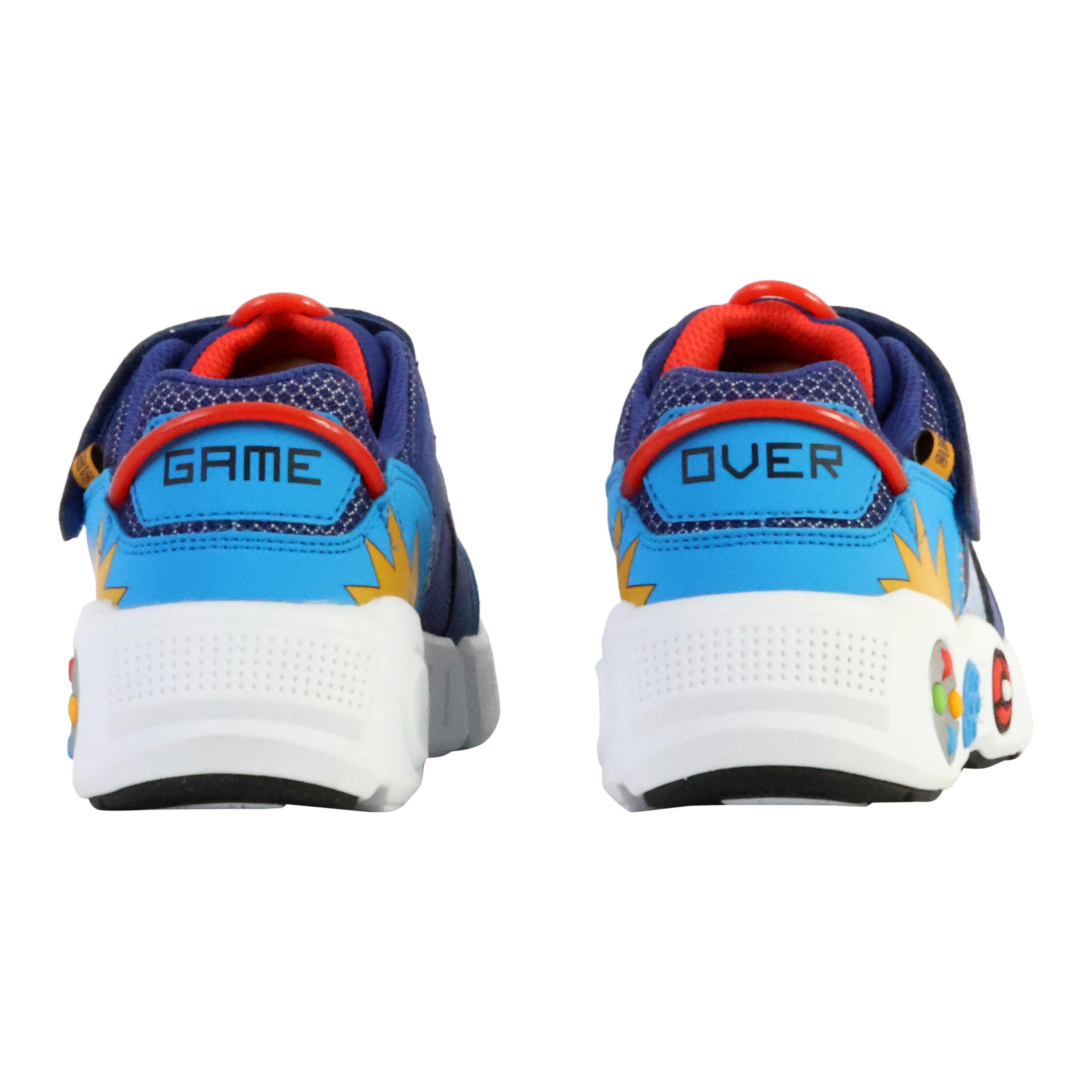 Basket Basse à Scratch Skechers Juniors Uno Lite-Worlo - Enfant 4/5