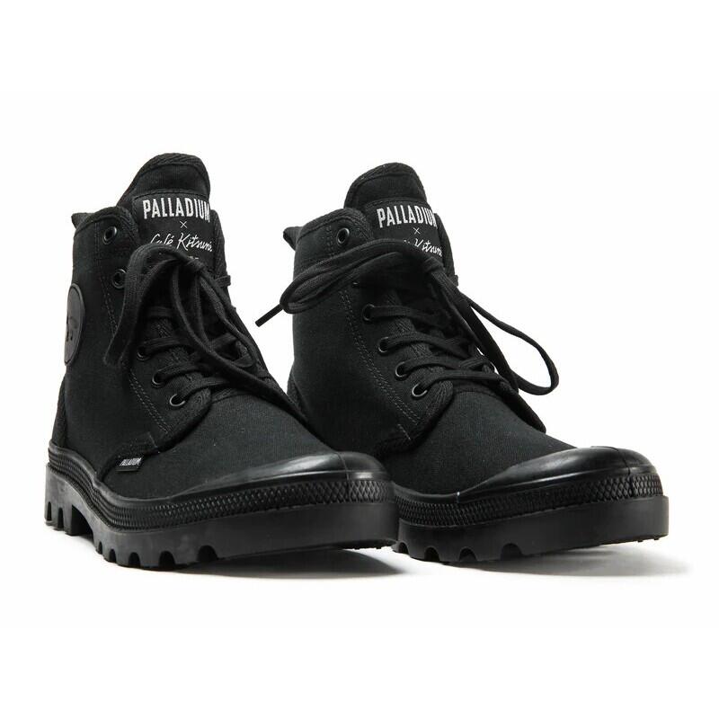 Botas Palladium negras de textil lifestyle 4/5