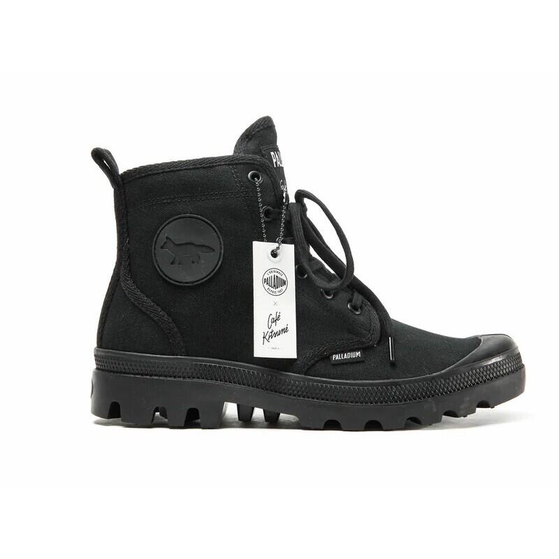 Botas Palladium negras de textil lifestyle 3/5