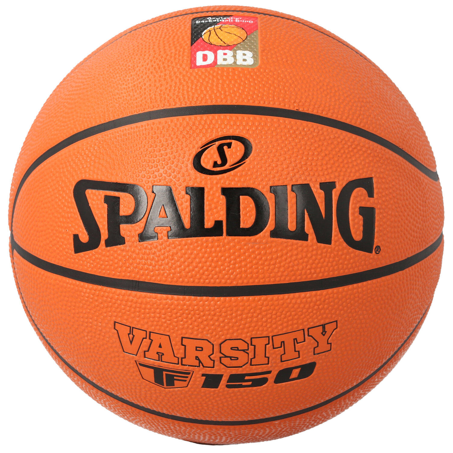 SPALDING Basketbal voor binnen en buiten, Varsity TF-150 Rubber Oranje