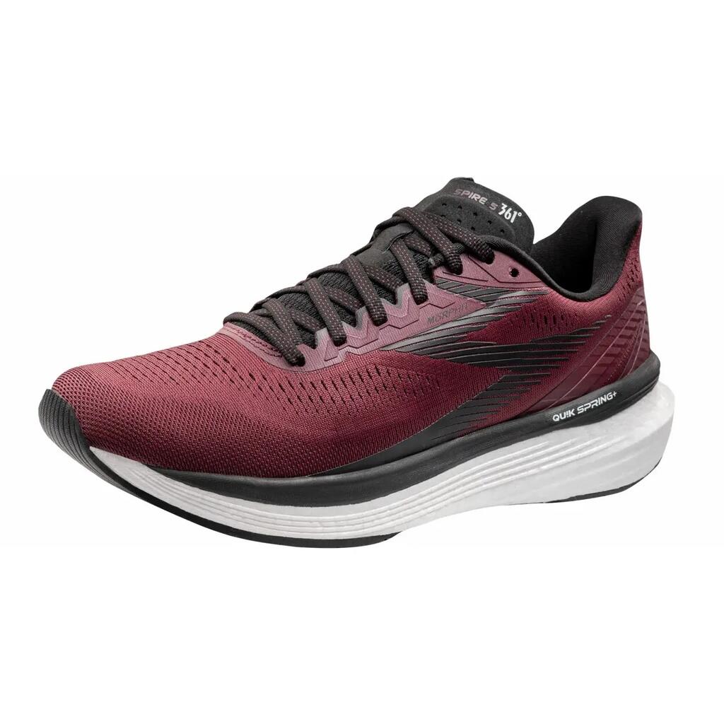 Women's Athletics Running Shoes - Cushioned, Breathable Spire 5 - Burgundy