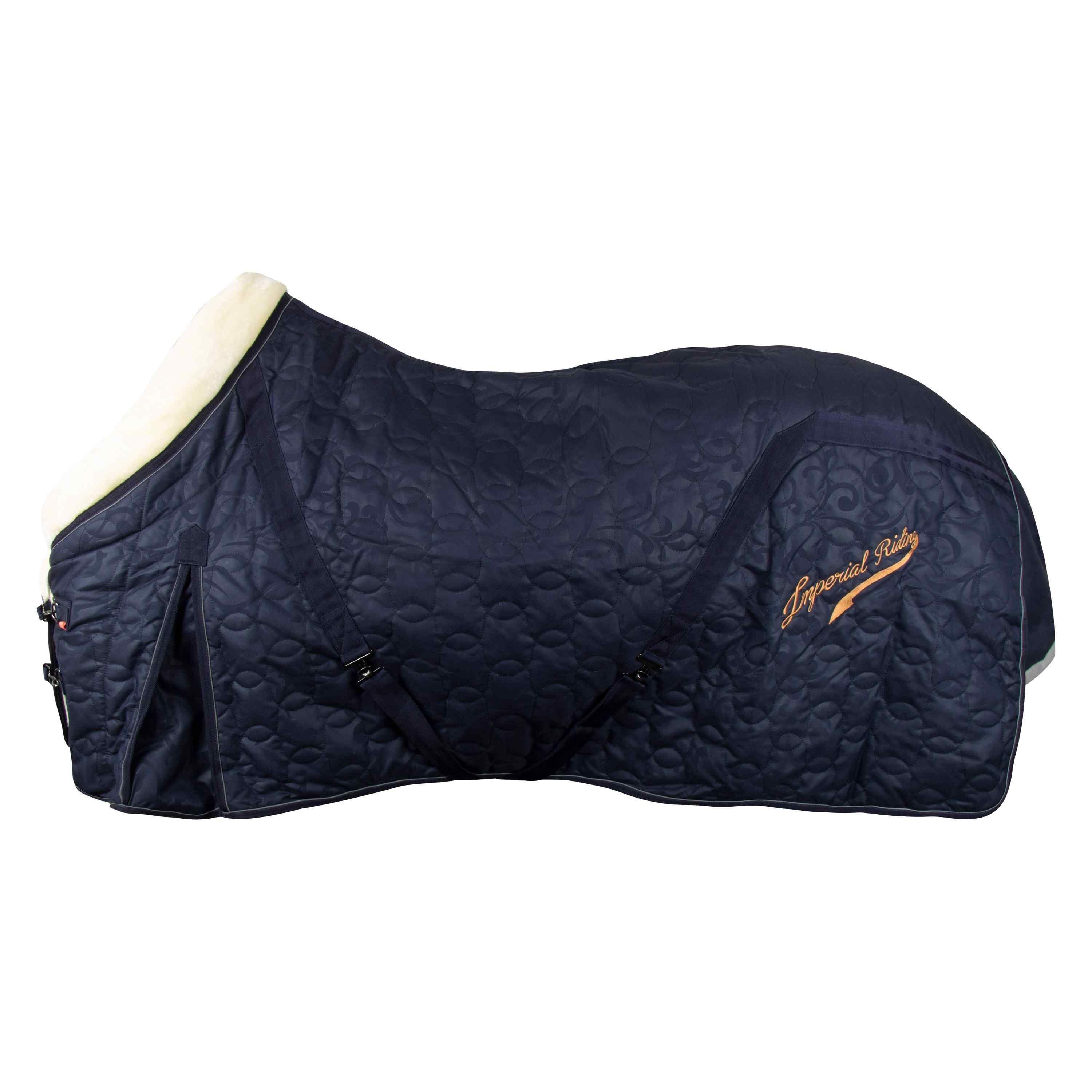 Couverture Extérieur Cheval Riders King - Imperméable 600D, Doublure Polaire - Taille 145 Cm - Violet