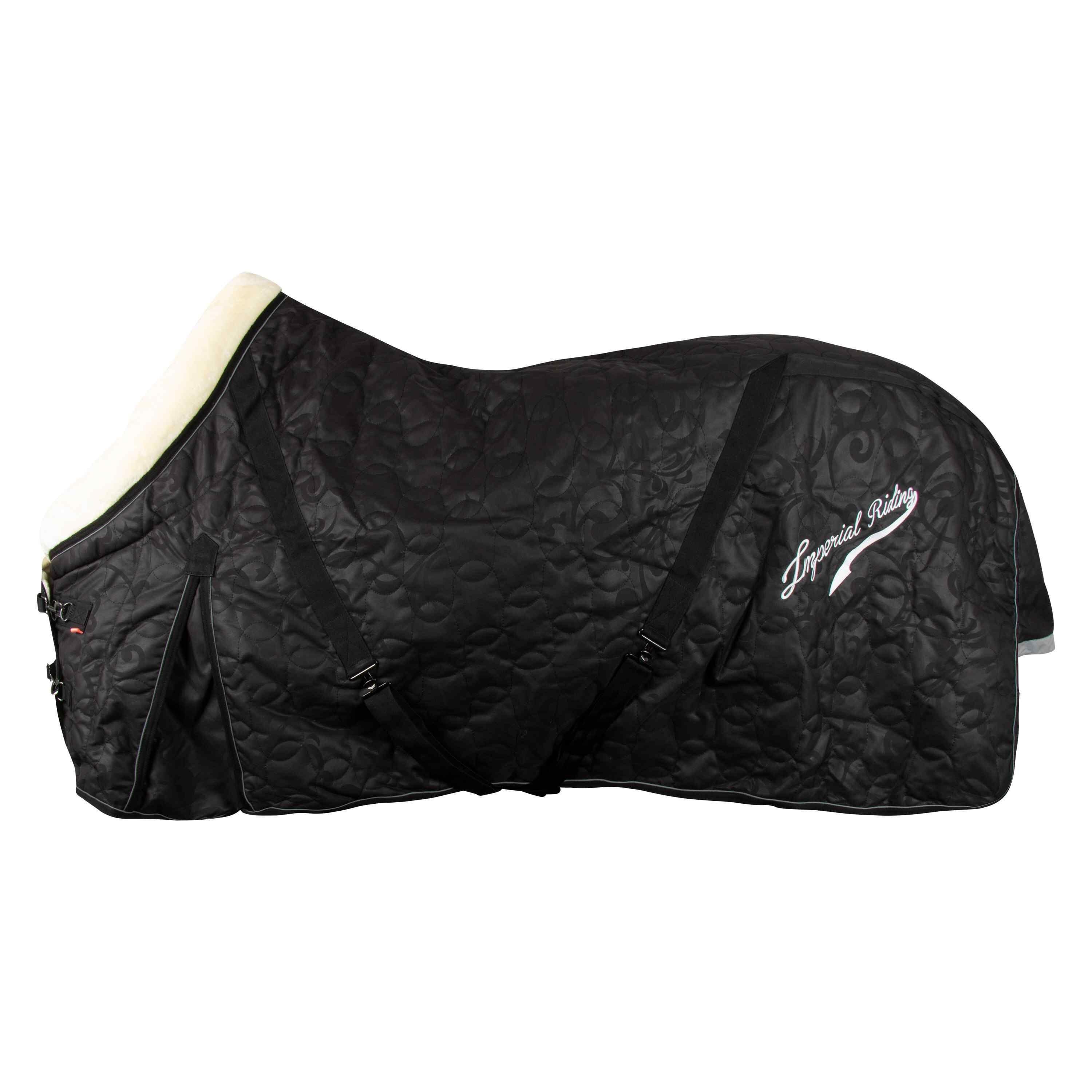 Coperta Da Stalla Invernale Riding World 300g, Blu Navy, Per Cavallo