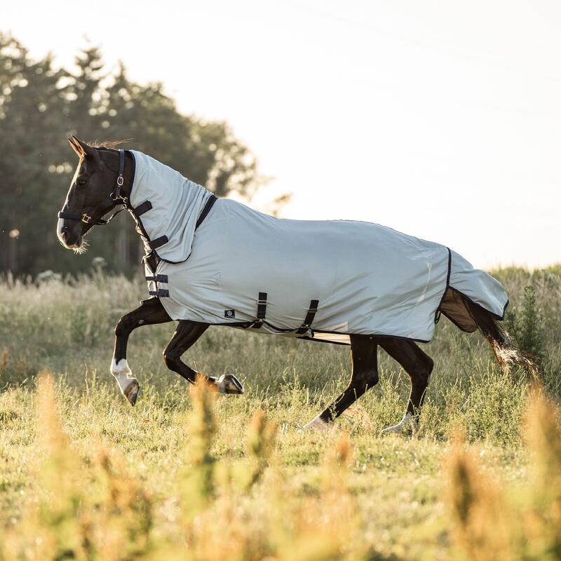 Coperta antimosche con copricollo rimovibile per cavalli Imperial Riding Reese