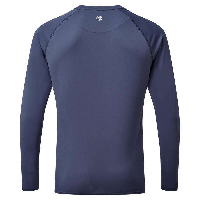 UV Tec 男士超輕質航海長袖 T 恤 - 海藍色
