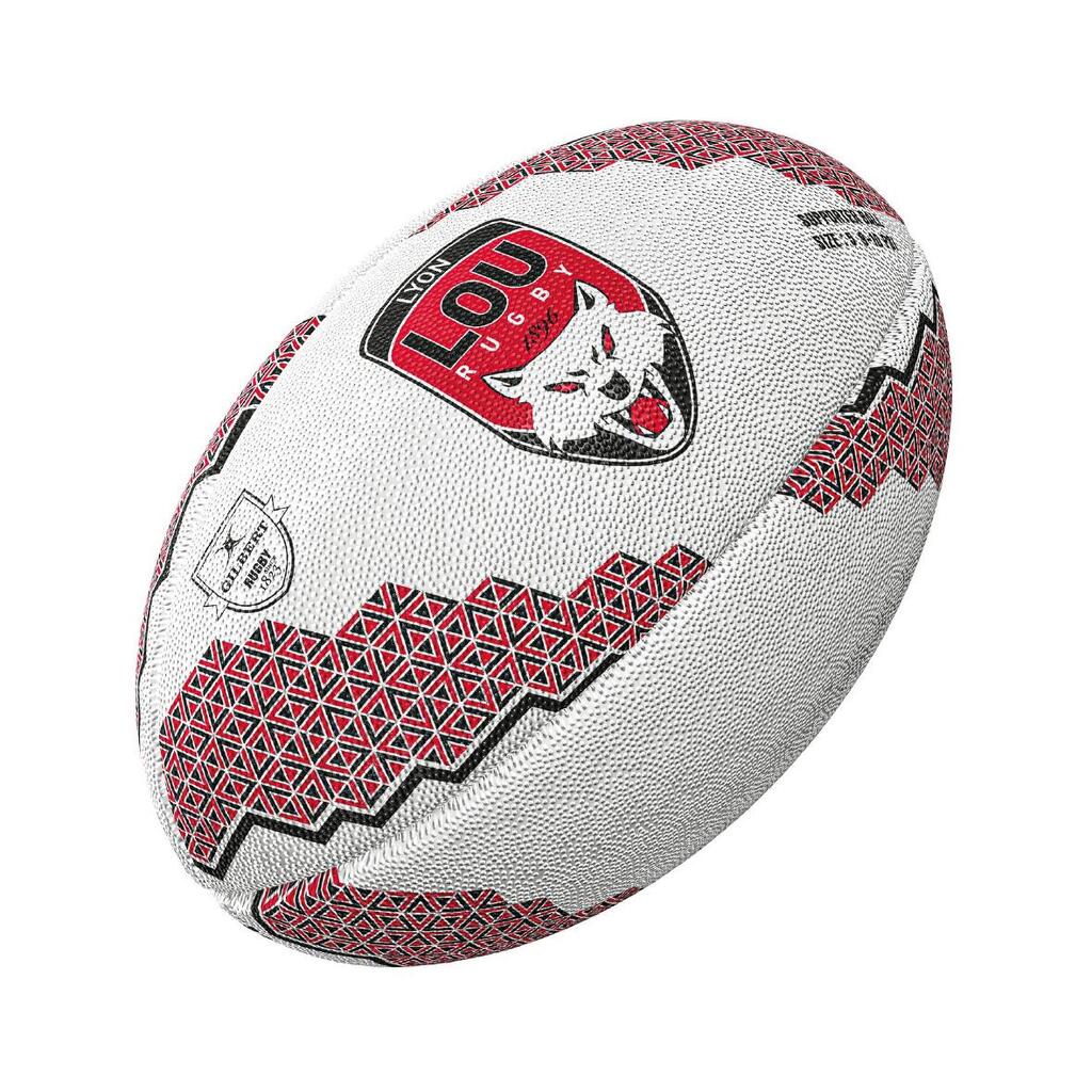 Lyon LOU Supporter Rugby Ball Gilbert T5