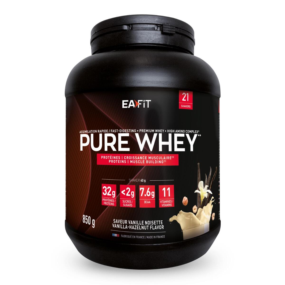 EAFIT Pure Whey Vanille Noisette 750gr 1/7