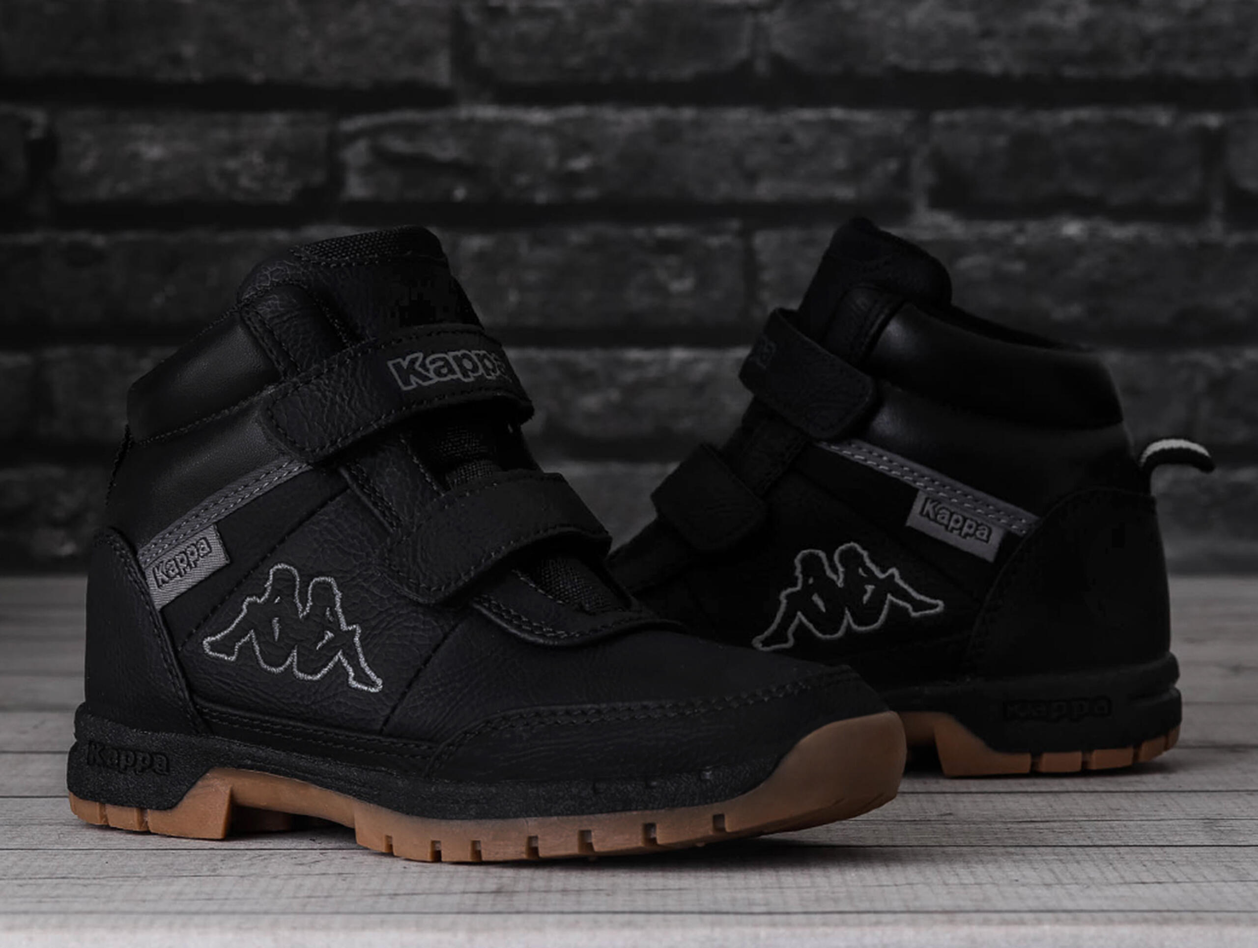Kappa Unisex Kinder Sneaker High Top Stylecode 260239K 1111 schwarz 2/6